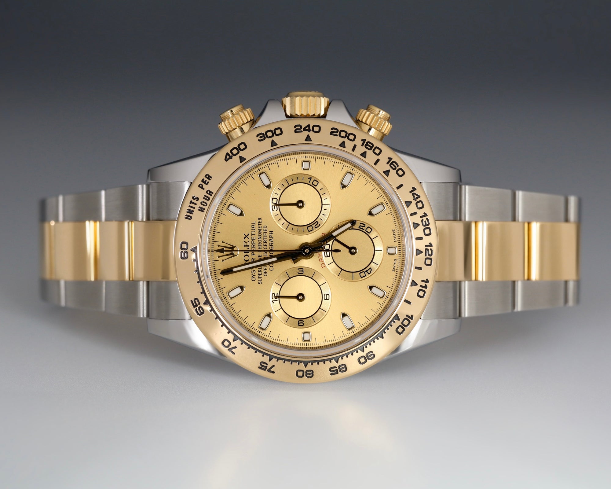 Rolex Daytona Champagne Index Dial on Oyster 116503 Complete 2021