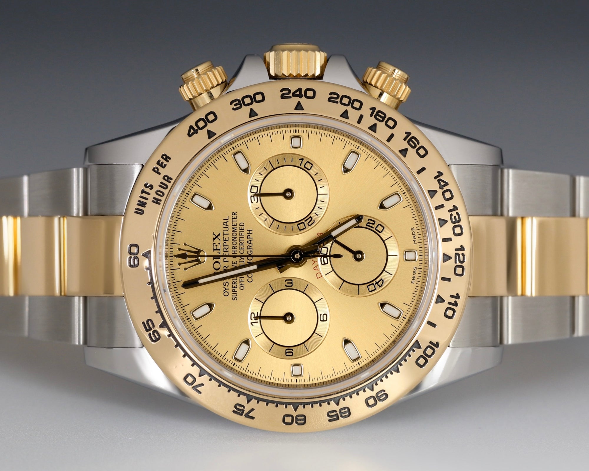 Rolex Daytona Champagne Index Dial on Oyster 116503 Complete 2021
