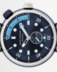 Louis Vuitton Tambour Street Diver Skyline Blue Dial on Strap QA121 Z Complete 2022