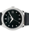 Patek Philippe Calatrava Black Diamond Dial on Strap 5297G-001 Complete 2024