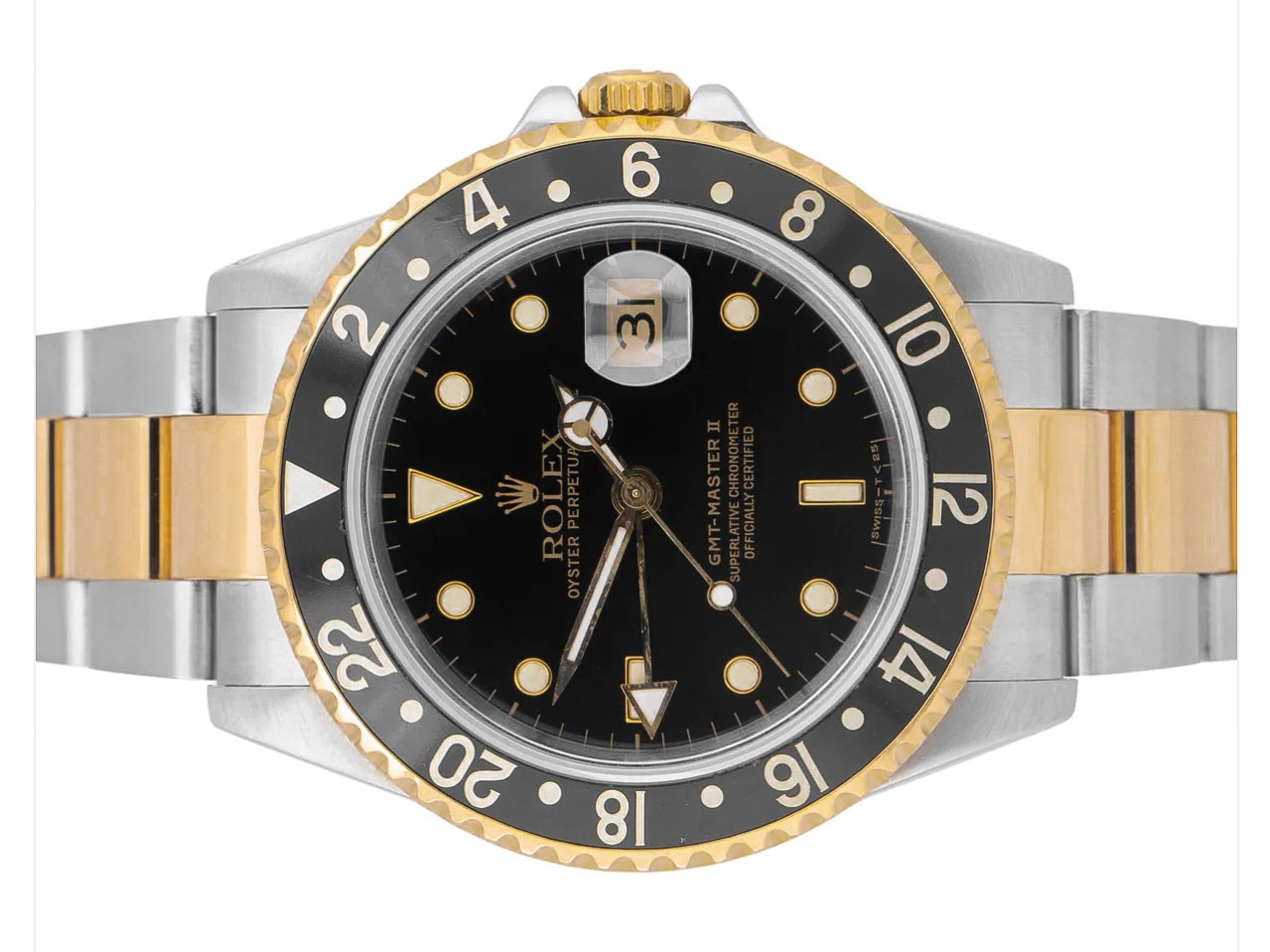 Rolex GMT-Master II Black Dial on Oyster 16713 Complete 2003