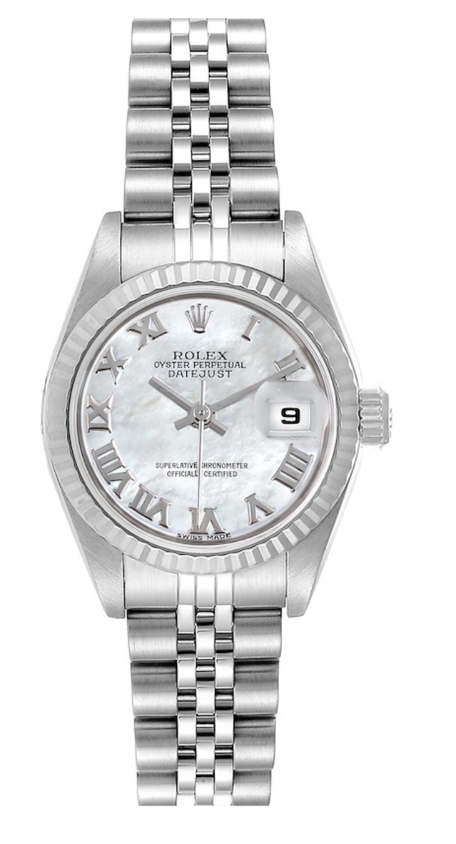 Rolex Datejust Ladies Mother of Pearl Roman Dial on Jubilee 178274 Complete 2011
