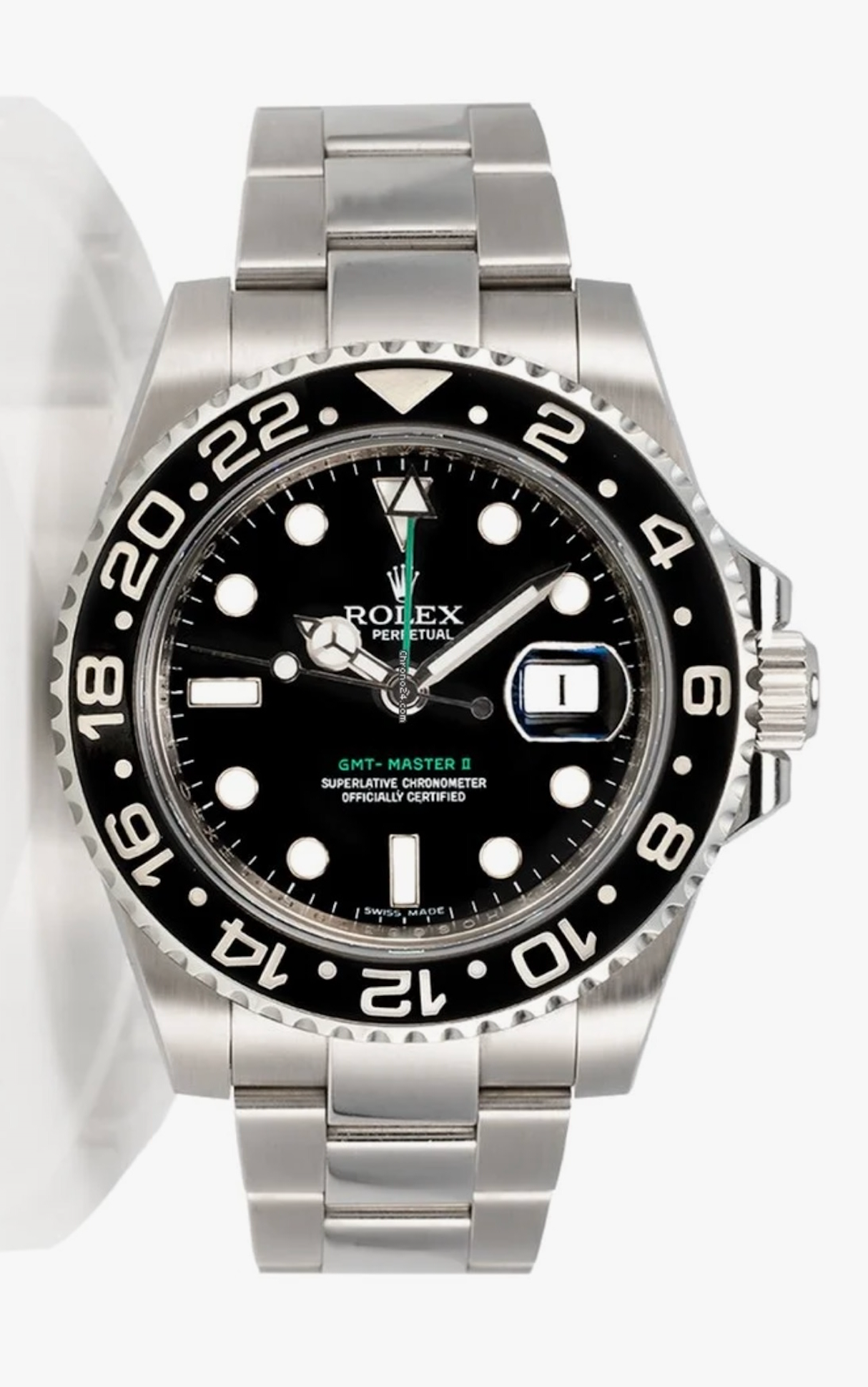 Rolex GMT Master II Black Dial on Oyster 116710LN Complete 2019