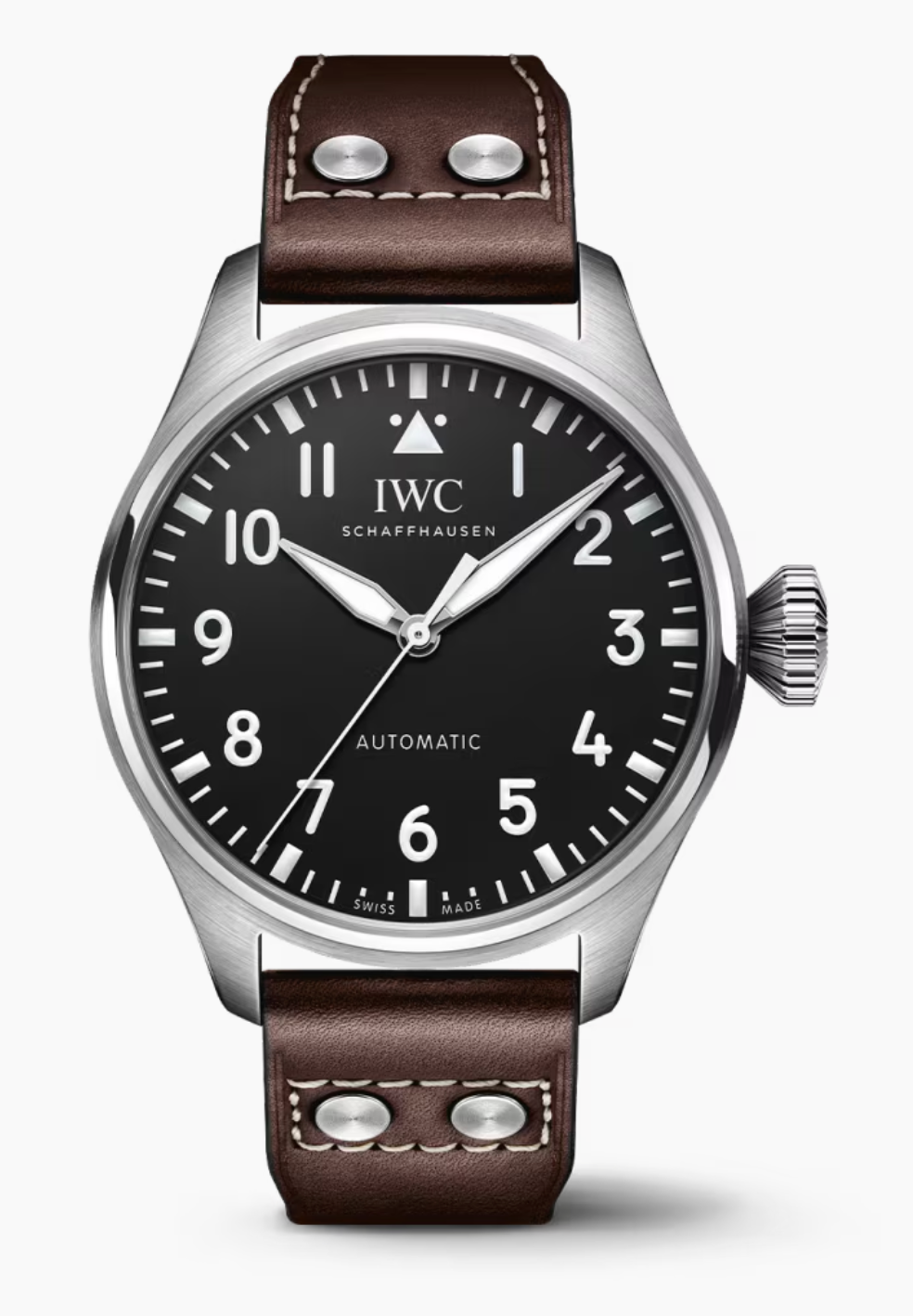 IWC Big Pilot's Watch 43 Black Dial on Leather Strap IW329301 Complete 2022