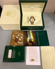Rolex Submariner Champagne Diamond Serti Dial on Oyster 16613 with Box