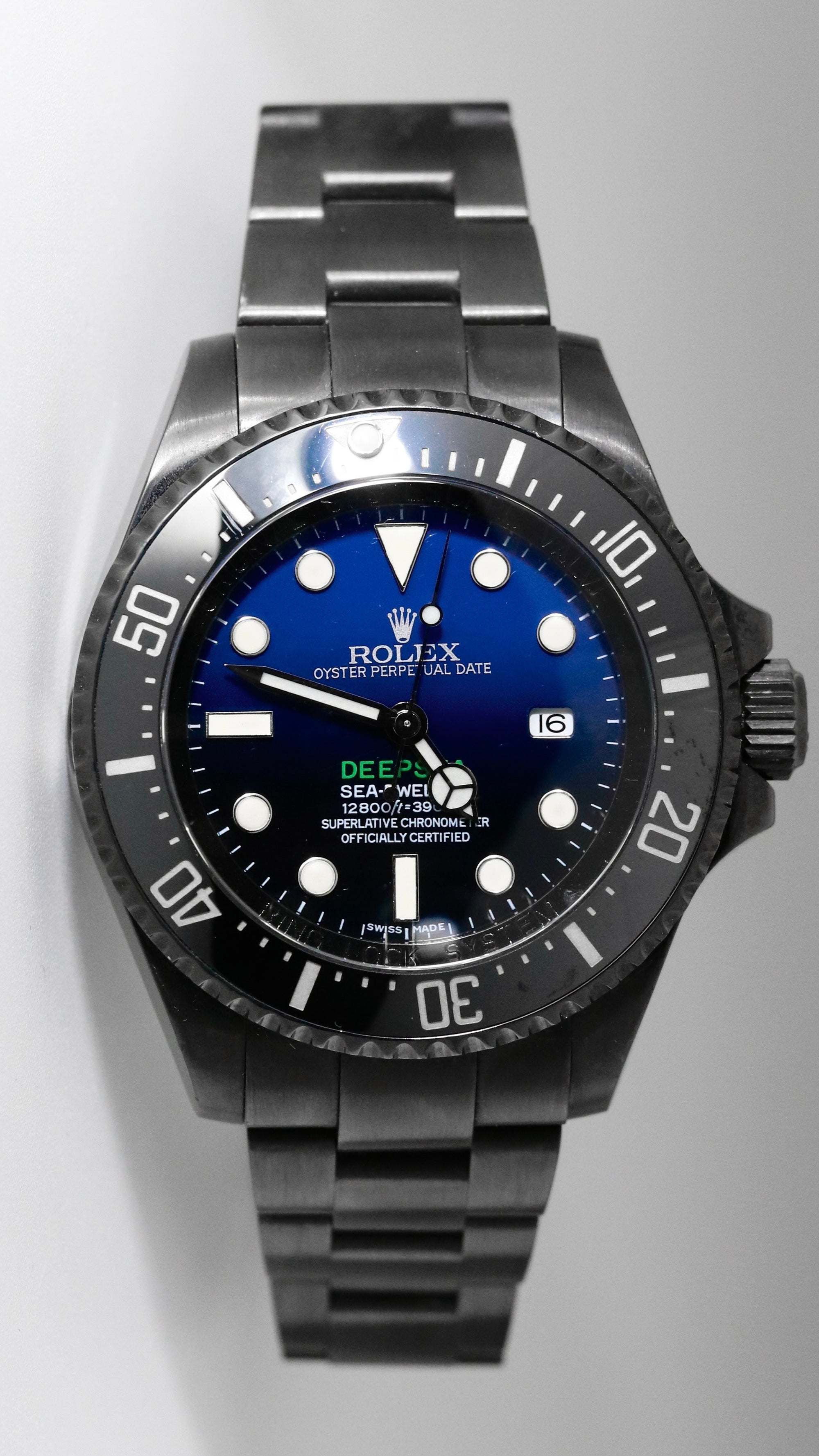 Rolex Deepsea 'James Cameron' PVD Blue Dial on Oyster 116660 Complete 2025