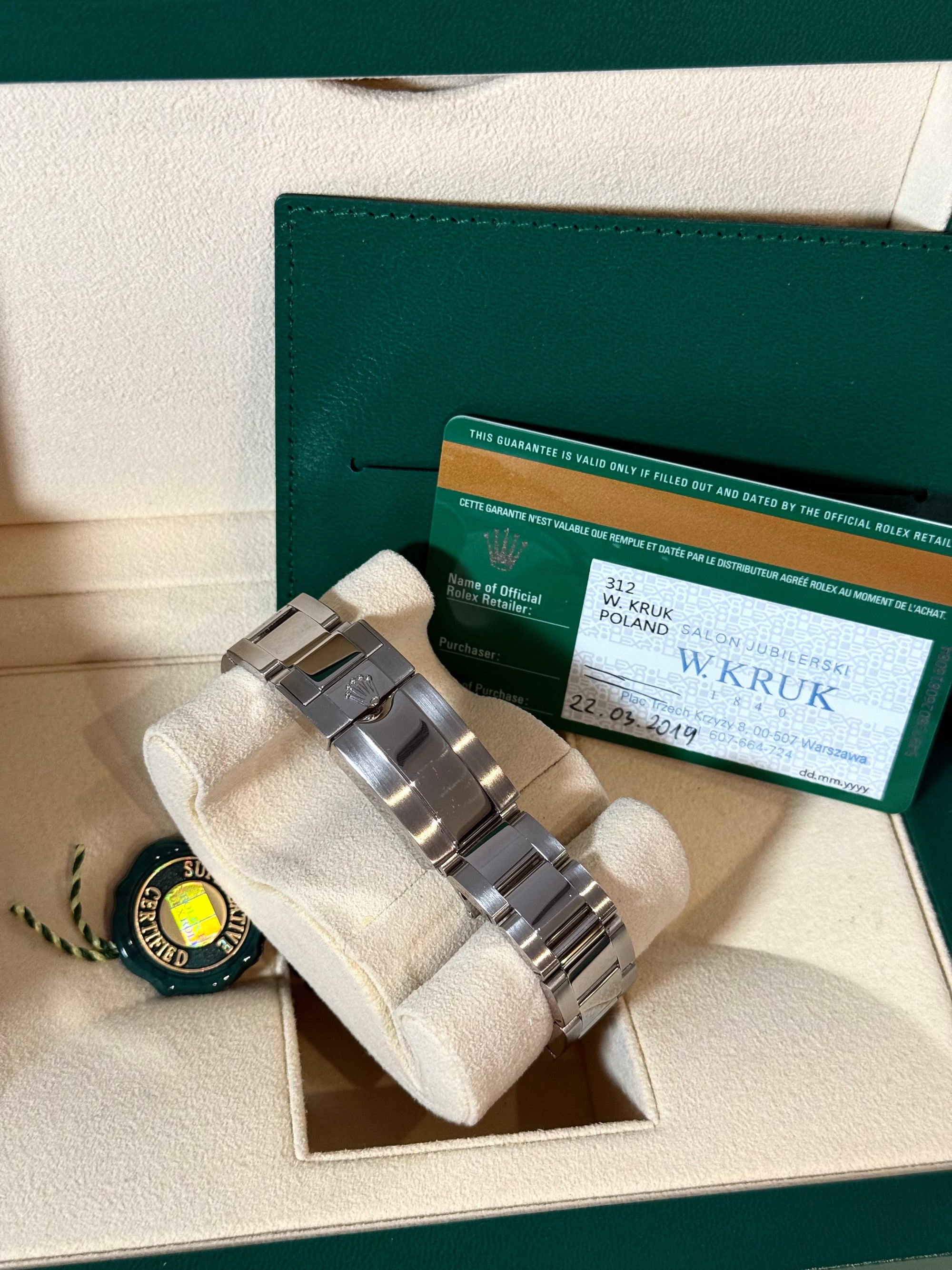 Rolex GMT Master II Black Dial on Oyster 116710LN Complete 2019