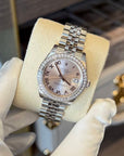 Rolex Datejust 31 Pink Roman Dial on Jubilee 178384 Complete 2013