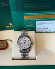 Rolex Datejust Pink Mother of Pearl Roman Dial on Jubilee 178274 Complete 2016