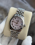 Rolex Datejust Pink Mother of Pearl Roman Dial on Jubilee 178274 Complete 2016