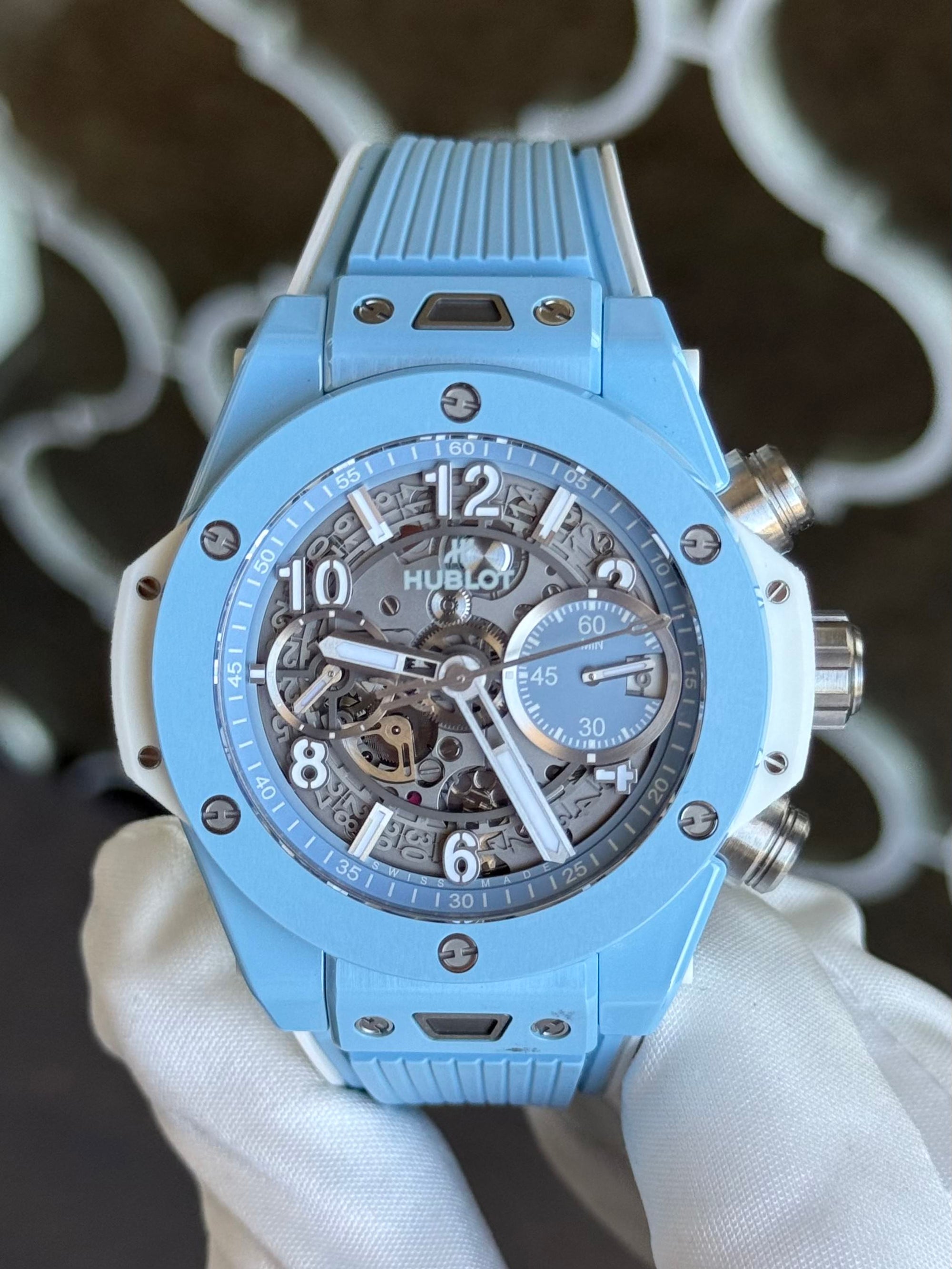 Hublot Big Bang Unico Skeleton Dial on Rubber 441.EX.5120.RX