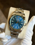 Rolex Milgauss Blue Dial on Oyster 116400GV Complete 2014