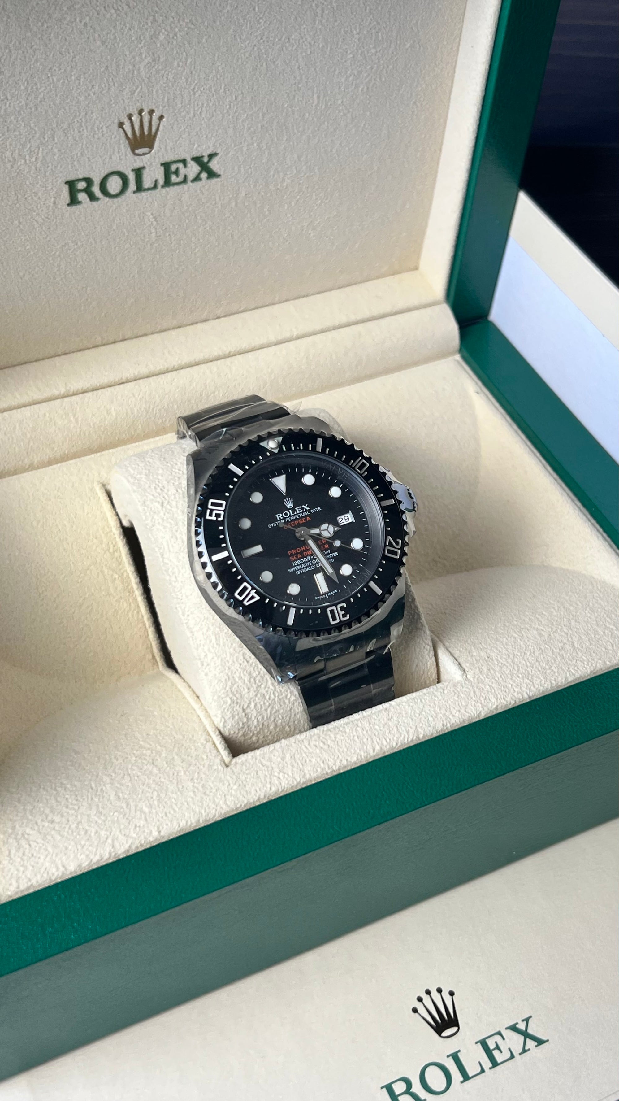 Rolex Sea-Dweller Pro Hunter Black PVD Black Dial on Oyster Sea Dweller with Box