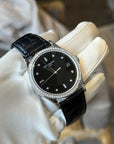 Patek Philippe Calatrava Black Diamond Dial on Strap 5297G-001 Complete 2024