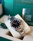 Rolex Datejust 31 Black Diamond Dial on Oyster 178341 Complete 2014