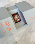 Hublot Big Bang Tourbillon Samuel Ross Automatic Sapphire Dial on Strap 428.NX.0100.RX.SRA22 with Box 2022