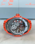 Hublot Big Bang Tourbillon Samuel Ross Automatic Sapphire Dial on Strap 428.NX.0100.RX.SRA22 with Box 2022