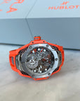 Hublot Big Bang Tourbillon Samuel Ross Automatic Sapphire Dial on Strap 428.NX.0100.RX.SRA22 with Box 2022
