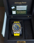 Audemars Piguet Royal Oak Offshore Diver Blue Dial on Rubber Strap 15710ST.OO.A027CA.01 Complete