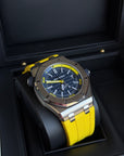 Audemars Piguet Royal Oak Offshore Diver Blue Dial on Rubber Strap 15710ST.OO.A027CA.01 Complete