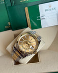 Rolex SkyDweller Champagne Dial on Oyster 326933 Complete 2018