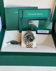 Rolex Datejust Olive Green Roman Dial on Jubilee 126233 Complete 2024