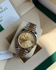 Rolex Datejust 41 Champagne Diamond Dial on Jubilee 126333 Complete 2017