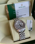 Rolex Datejust 31 Mother of Pearl Diamond Dial on Jubilee 178384 Complete 2019