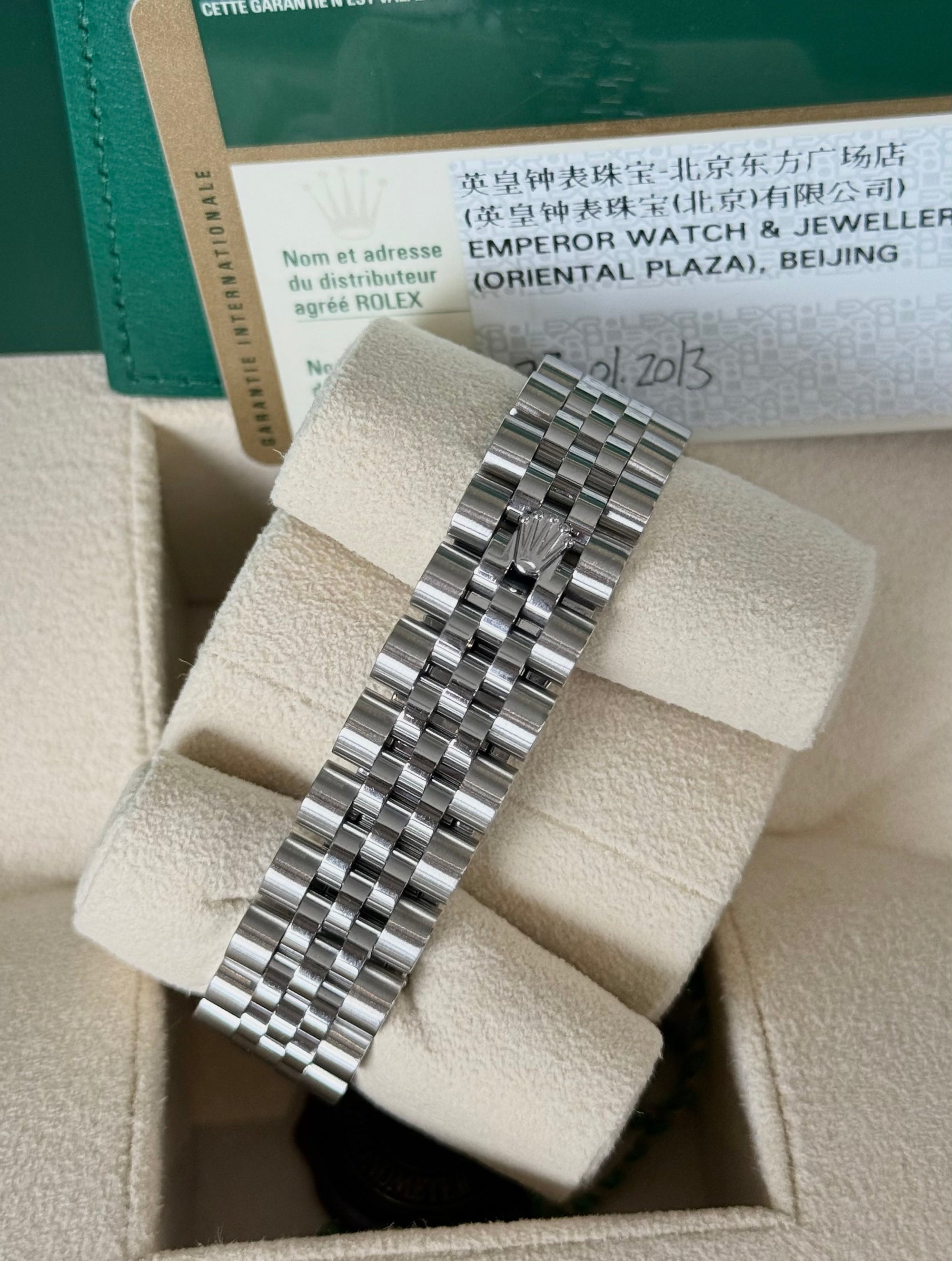 Rolex Datejust 31 Mother of Pearl Roman Diamond Dial on Jubilee 178344 Complete 2013