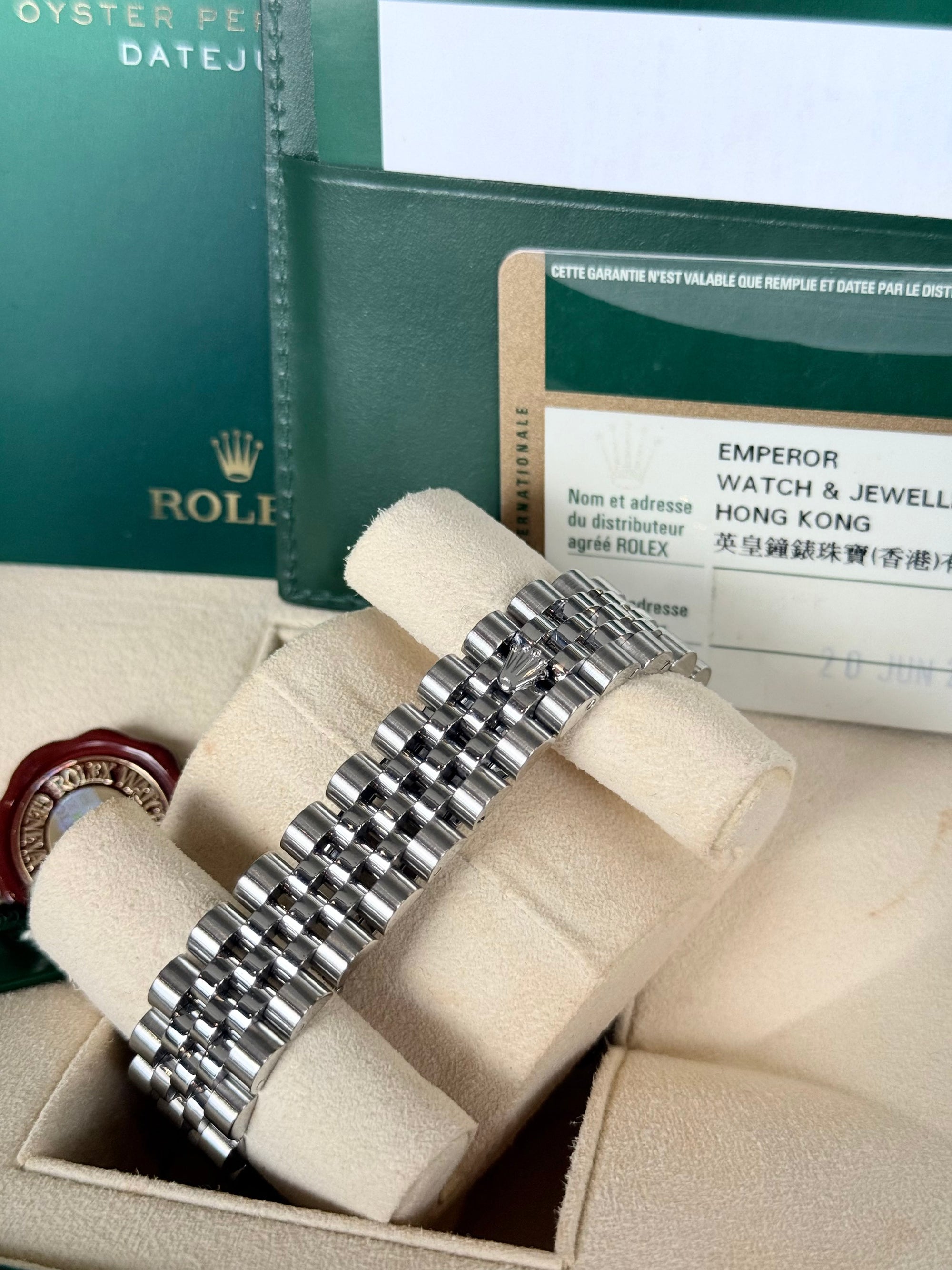 Rolex Datejust Mother of Pearl Diamond Dial on Jubilee 178274 Complete 2000