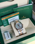 Rolex Datejust White Mother-Of-Pearl Diamond Dial on Oyster 126231 Complete 2019