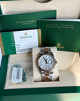 Rolex Datejust White Mother-Of-Pearl Diamond Dial on Oyster 126231 Complete 2019