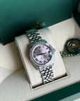 Rolex Datejust 31 Pink Roman Dial on Jubilee 178384 Complete 2013