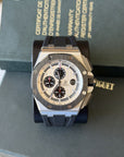Audemars Piguet Royal Oak Offshore Chronograph Silver Dial on Rubber Strap 26400SO.OO.A002CA.01 Complete 2016