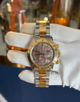 Rolex Cosmograph Daytona Dark Mother of Pearl Roman Dial on Oyster 116523NR Service Papers