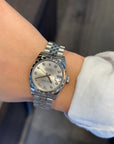 Rolex Datejust 31 Silver Diamond Dial on Jubilee 178344 Complete 2020