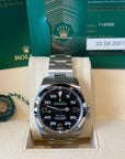 Rolex Airking Black Dial on Oyster 116900 Complete 2021