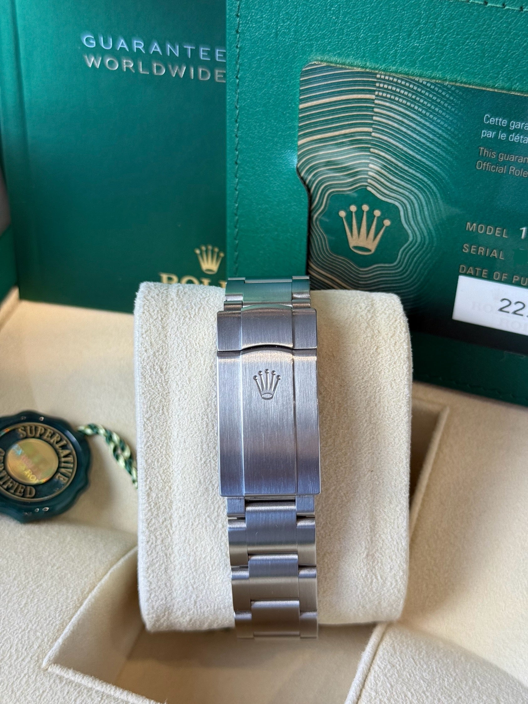 Rolex Airking Black Dial on Oyster 116900 Complete 2021