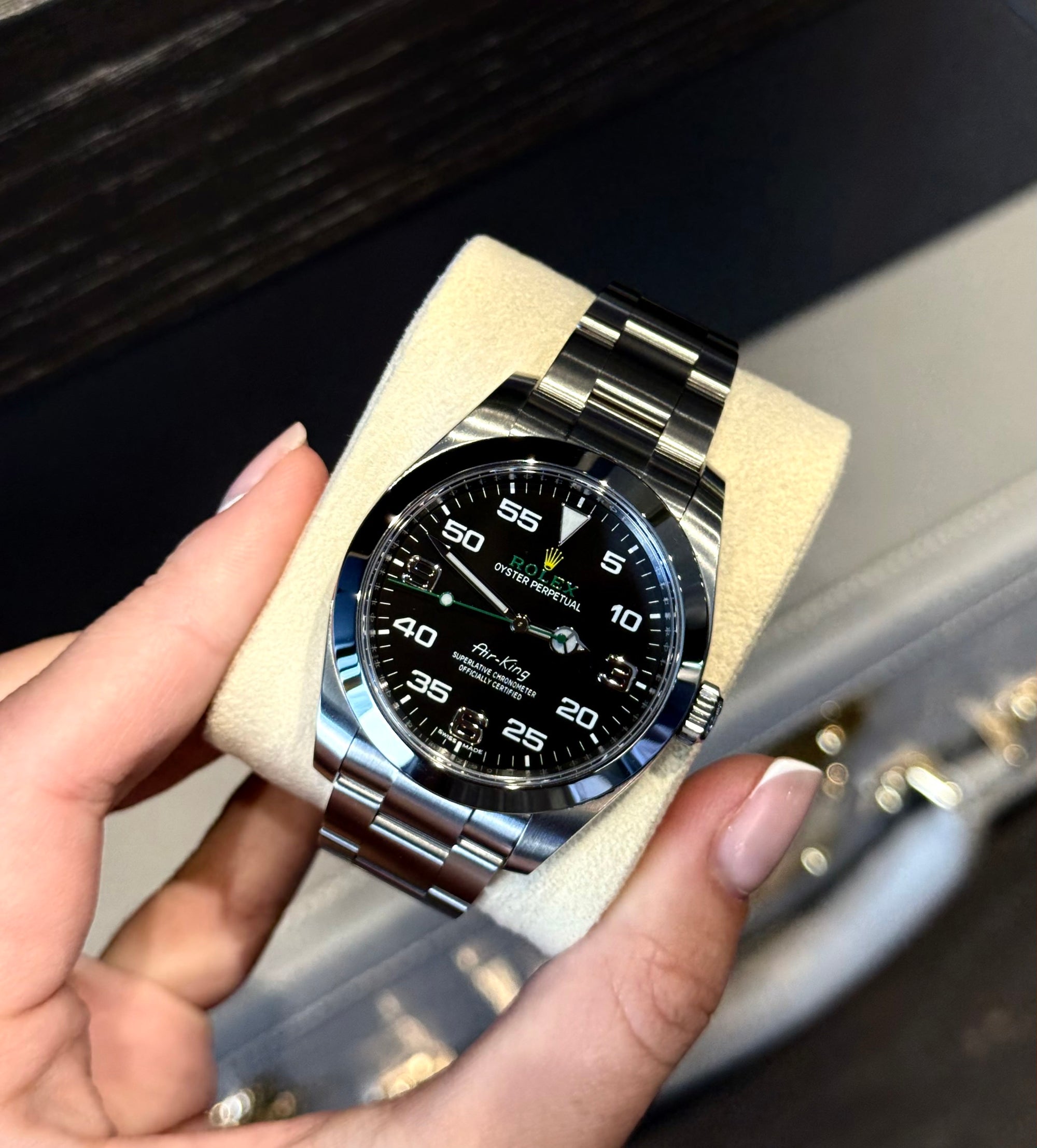 Rolex Airking Black Dial on Oyster 116900 Complete 2021