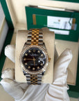 Rolex Datejust Black Diamond Dial on Jubilee 126283 Complete 2019