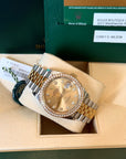 Rolex Datejust Champagne Diamond Dial on Jubilee 126283RBR Complete 2019