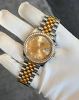 Rolex Datejust Champagne Diamond Dial on Jubilee 126283RBR Complete 2019