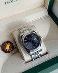 Rolex Datejust 41 Dark Rhodium Index Dial on Oyster 126334 Complete 2018