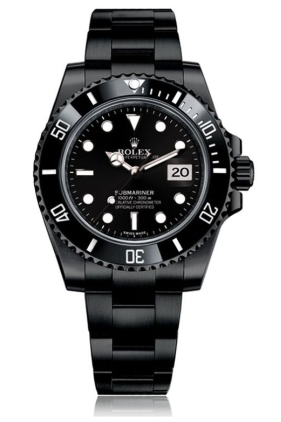 Rolex Submariner PVD Black Dial on Oyster 116610LN Complete 2017