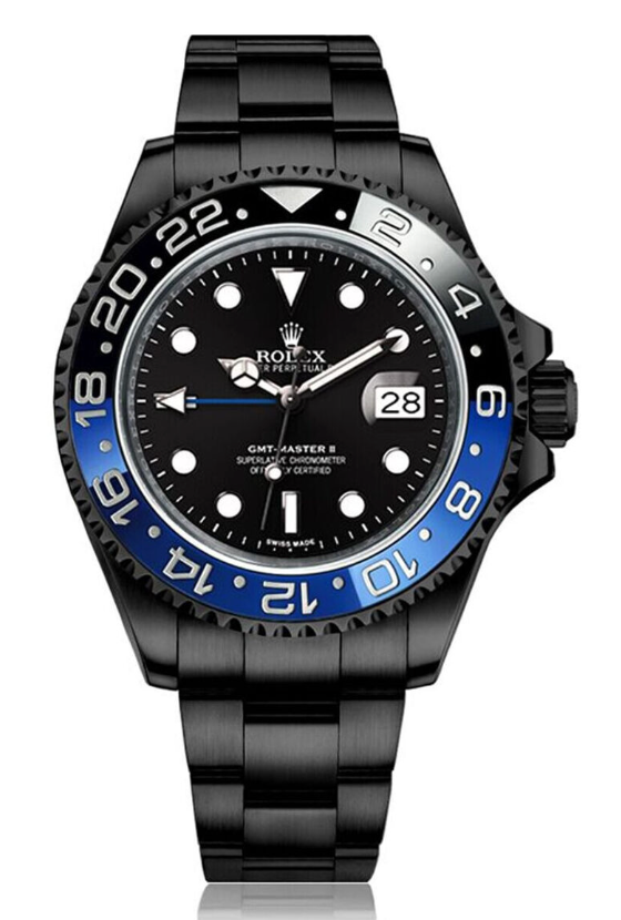 Rolex GMT-Master II "Batman" Black PVD Black Dial on Oyster 116710BLNR Complete 2018