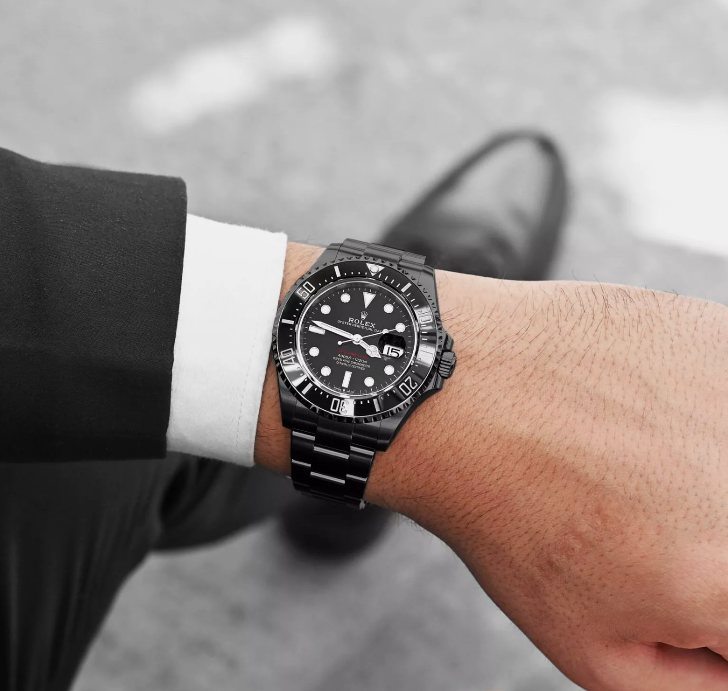 Rolex Sea-Dweller Pro Hunter Black PVD Black Dial on Oyster Sea Dweller with Box