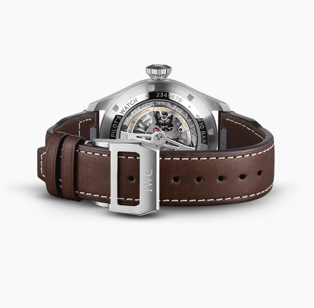 IWC Big Pilot's Watch 43 Black Dial on Leather Strap IW329301 Complete 2022