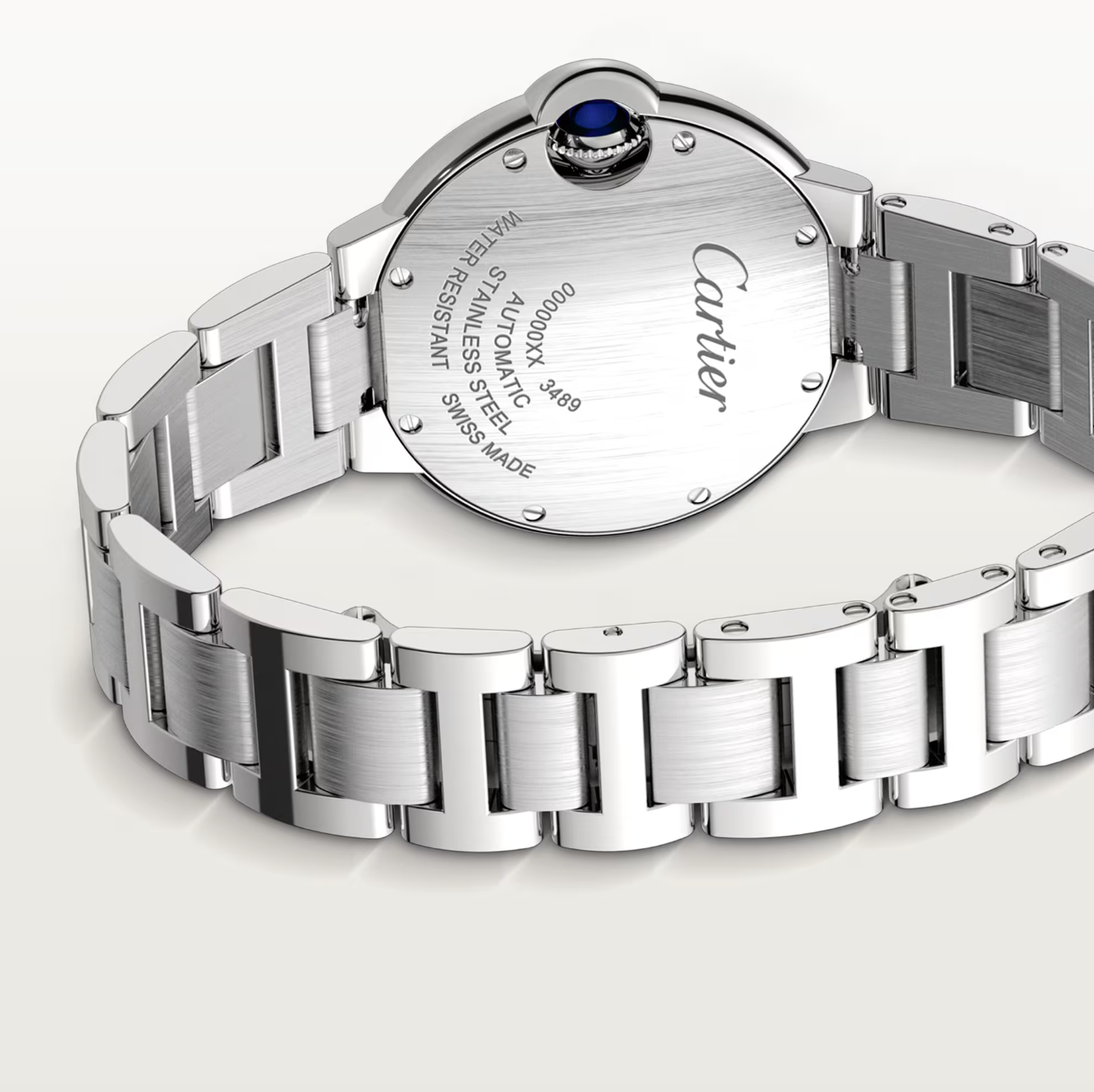 Cartier Ballon Bleu 33mm Silver Dial on Stainless Steel W4BB0021 Complete 2023