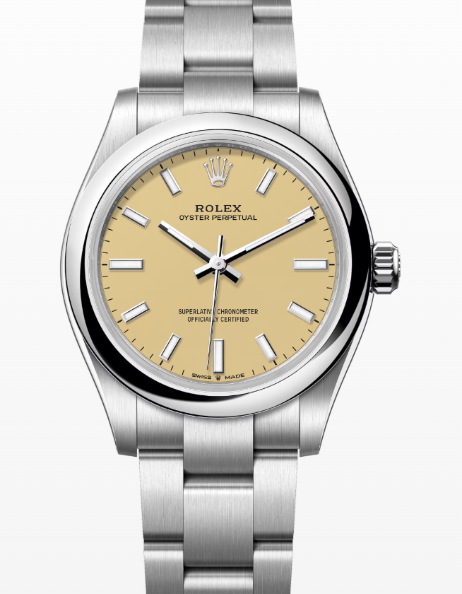 Rolex Oyster Perpetual 31 Beige Dial on Oyster 277200 Complete 2025