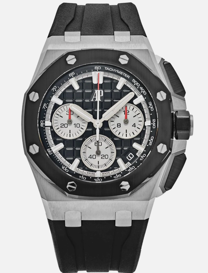 Audemars Piguet Royal Oak Offshore Chronograph Black Dial on Rubber Strap 26420SO.OO.A002CA.01 Complete 2027